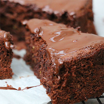 Gâteau chocolat courgette sans beurre